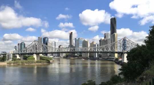 Brisbane City and river