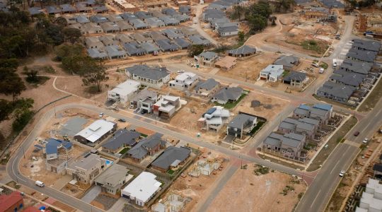 New housing development. | Newsreel