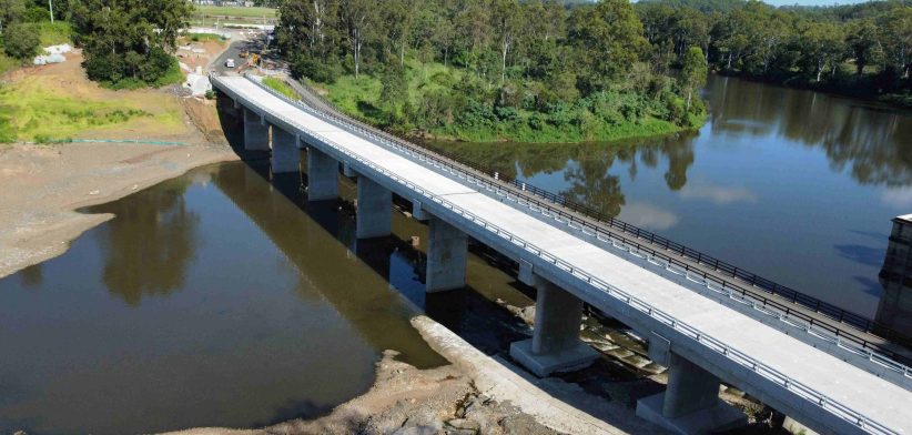 New Mount Crosby Weir river crossing. | Newsreel