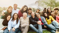 Group of people from different age groups. | Newsreel