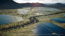 Artist's impression of Aldoga solar farm. | Newsreel