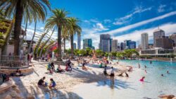 Brisbane Southbank. | Newsreel