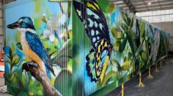 Queensland Rail substation artwork. | Newsreel