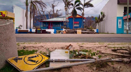 Cyclone damaged town. | Newsreel