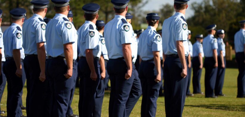 Queensland Police at graduation ceremony. | Newsreel