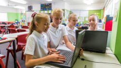 Students in classroom. | Newsreel