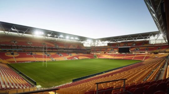 Suncorp Stadium Brisbane. Newsreel