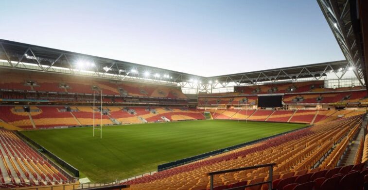 Suncorp Stadium Brisbane. Newsreel