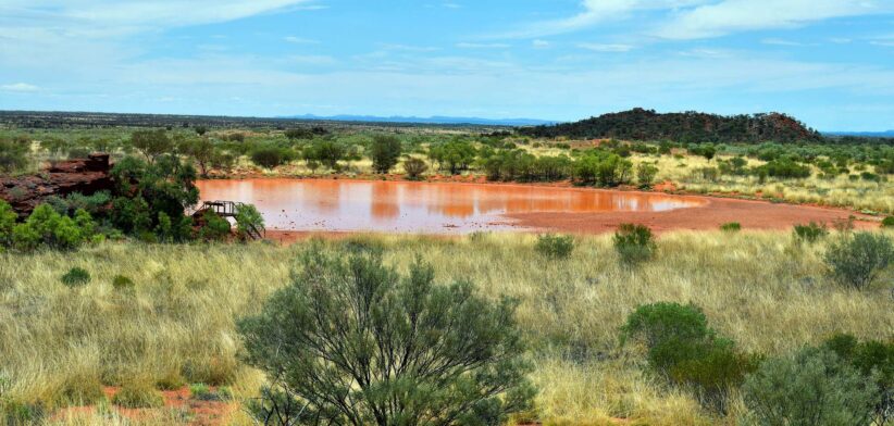 Water hole in Northern Territory. | Newsreel