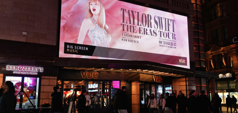 Taylor Swift billboard. | Newsreel