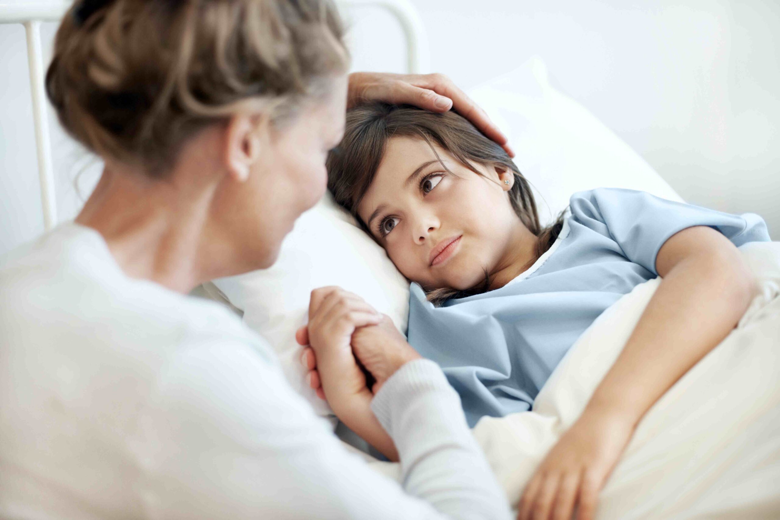 Child in hospital. | Newsreel