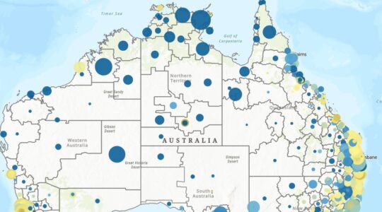 Data map of Australia. | Newsreel