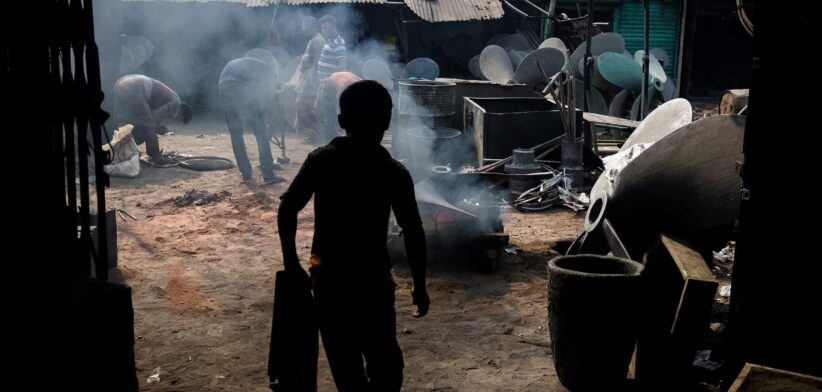 Child working under oppressive conditions. | Newsreel