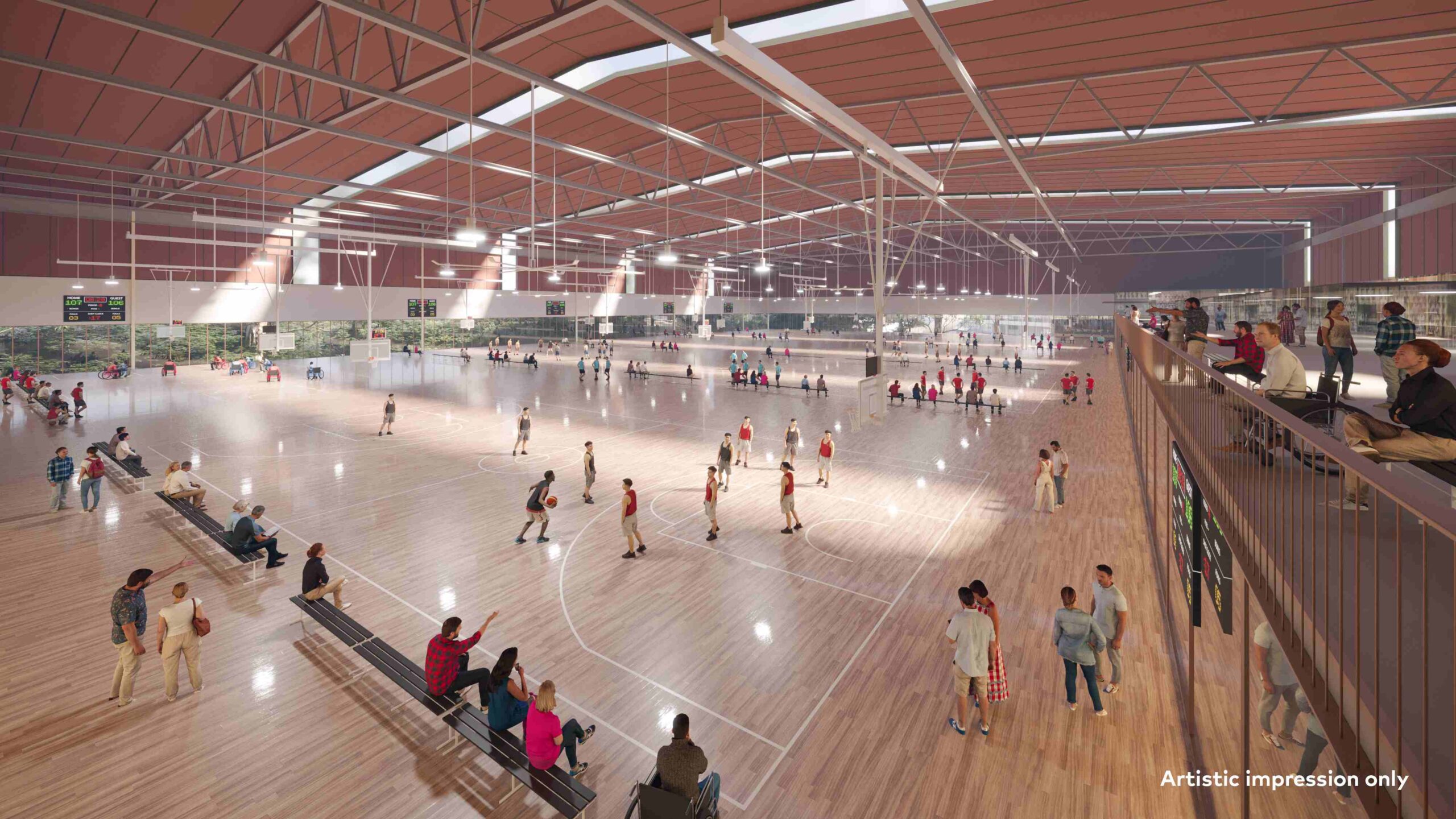 Artist's impression of new Chandler Sports Complex. | Newsreel