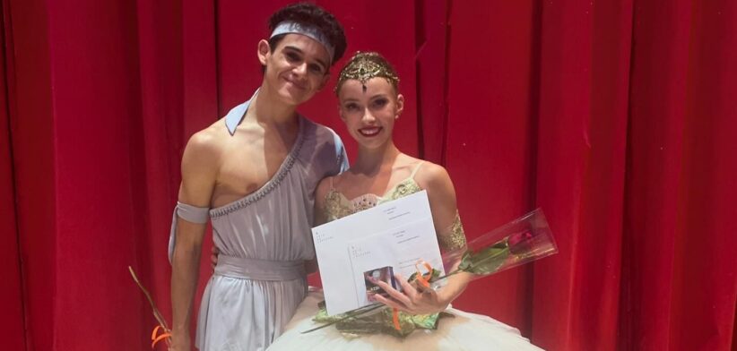 Jenson Blight and Ruby Day Queensland Ballet finalists in the Prix de Lausanne 2024. | Newsreel