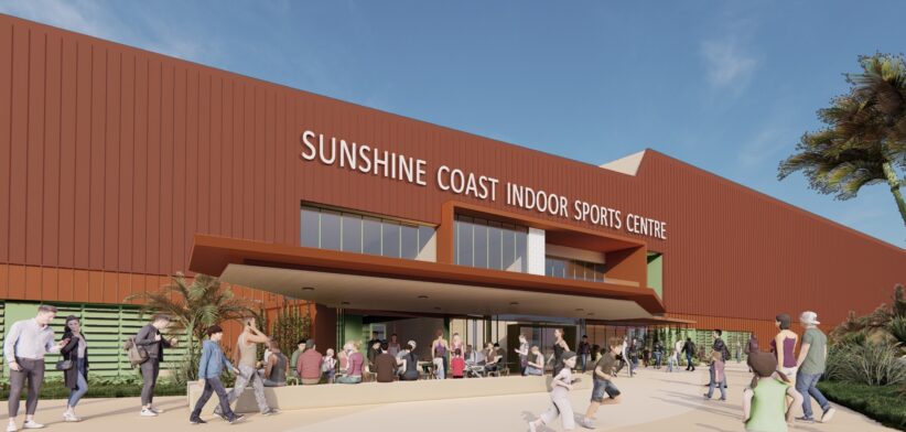 Artist's impression Sunshine Coast Indoor sports complex. | Newsreel