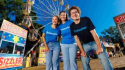 Uniworkers Genevieve Rashford, Jaime Strydom and Ferg MIlls at Brookfield Show. | Newsreel