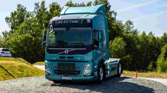 Volvo FM electric truck. | Newsreel