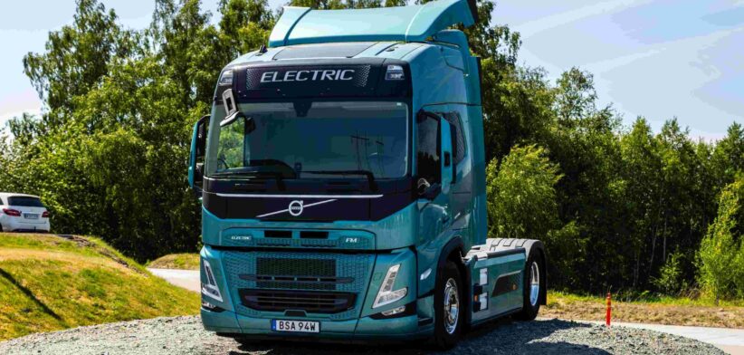 Volvo FM electric truck. | Newsreel