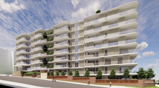 An artist's impression of the approved residential building in Crosby Rd, Albion. | Newsreel