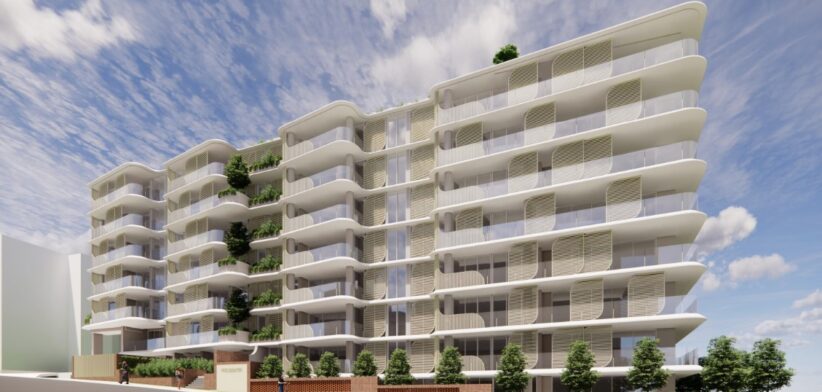 An artist's impression of the approved residential building in Crosby Rd, Albion. | Newsreel