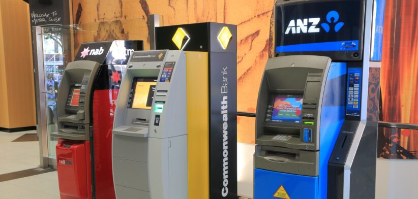 Australian bank ATMs. | Newsreel