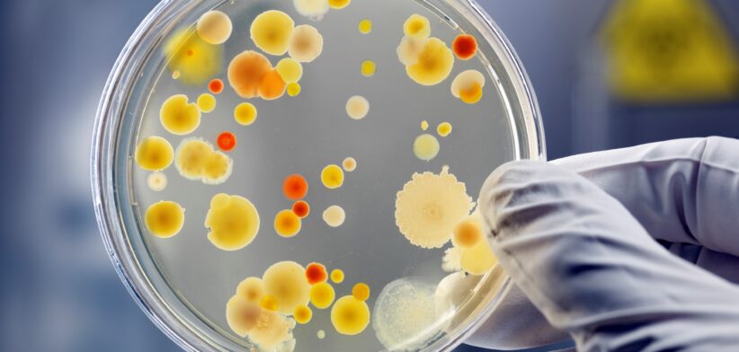 Bacteria in Petrie dish. | Newsreel