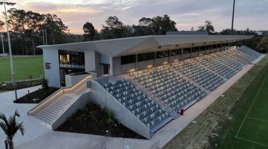 New stadium at Ballymore, Brisbane. | Newsreel