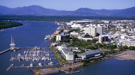 Aerial view of Cairns in Far North Queensland. | Newsreel