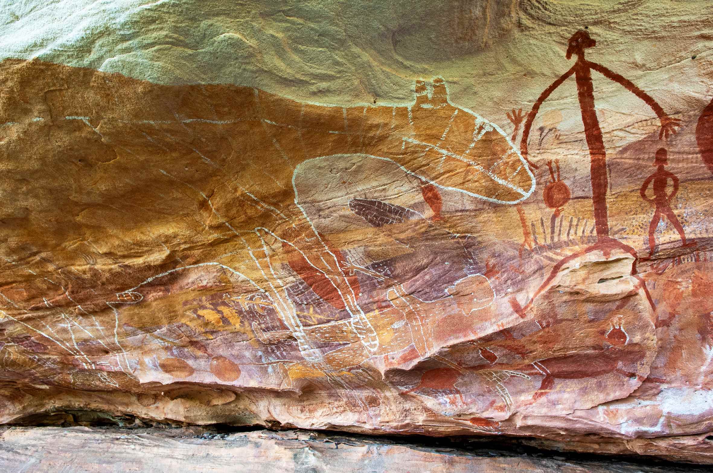 Rock art in Cape York. | Newsreel