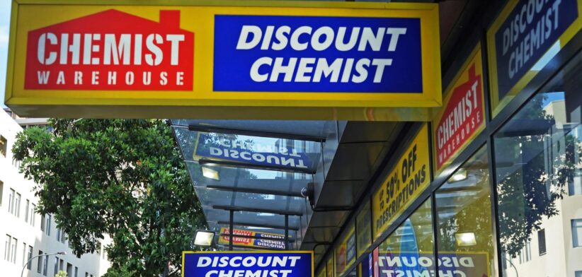 Chemist Warehouse sign. | Newsreel