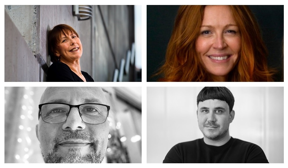 Award-winning QUT advertising graduates, clockwise from top left, Professor Gayle Kerr, Justine Amour, Matthew Moran and Rem Bruijn. Newsreel