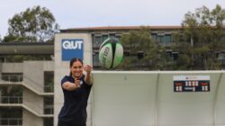 QUT rugby union player Meg Gemmell. | Newsreel