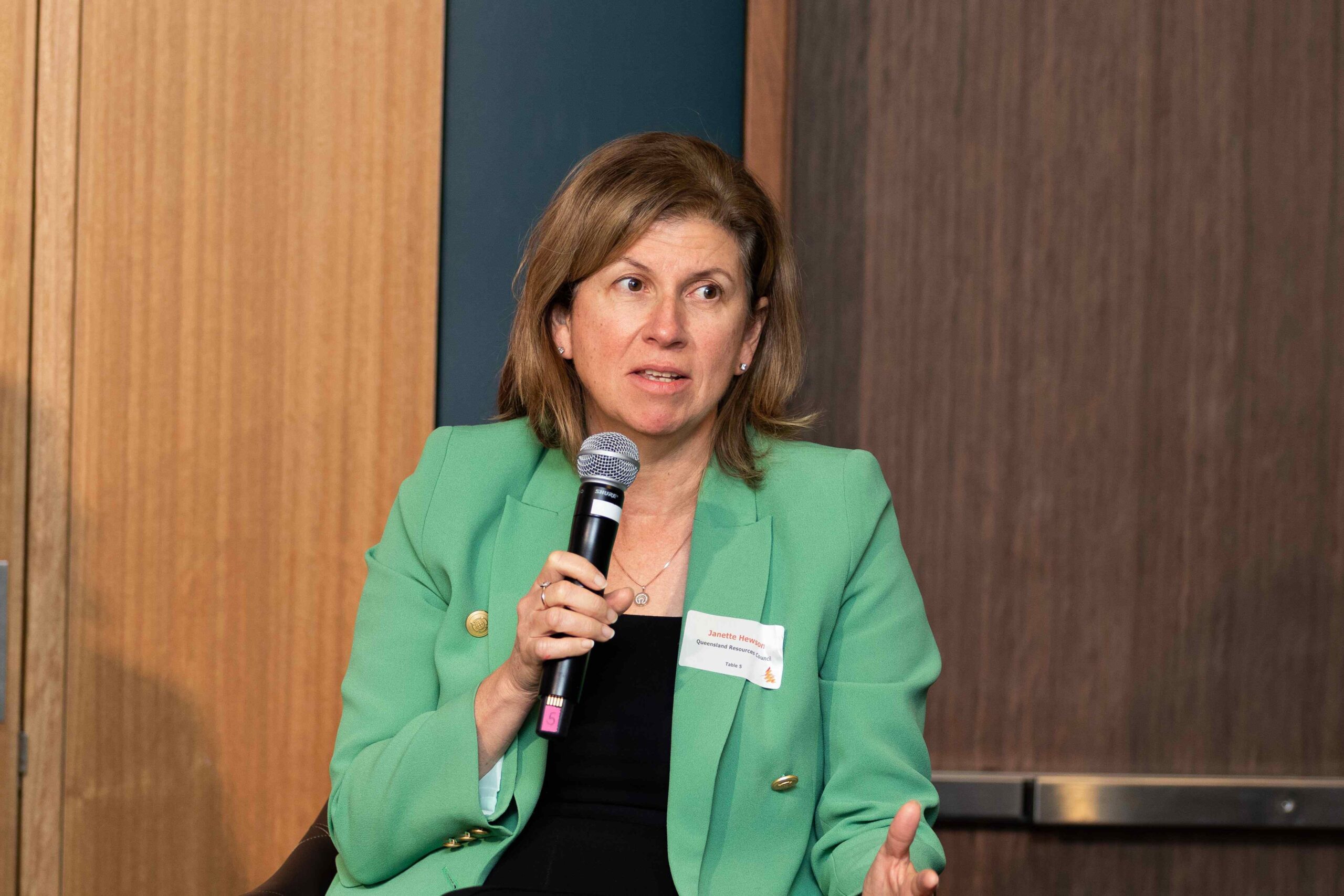 Janette Hewson at the Queensland Futures Institute Policy Leaders Forum.