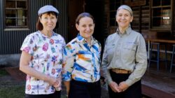 Dr Beryl Morris, Queensland Chief Scientist Professor Kerrie Wilson and Lorrelle Allan. | Newsreel