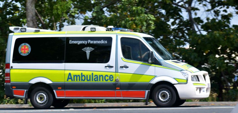 Queensland ambulance. | Newsreel