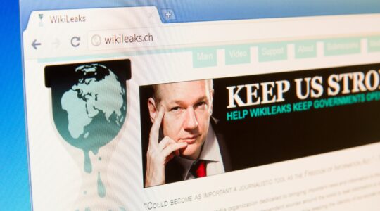 Wikileaks website and Julian Assange photo. | Newsreel