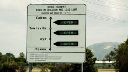 Bruce Highway sign. | Newsreel