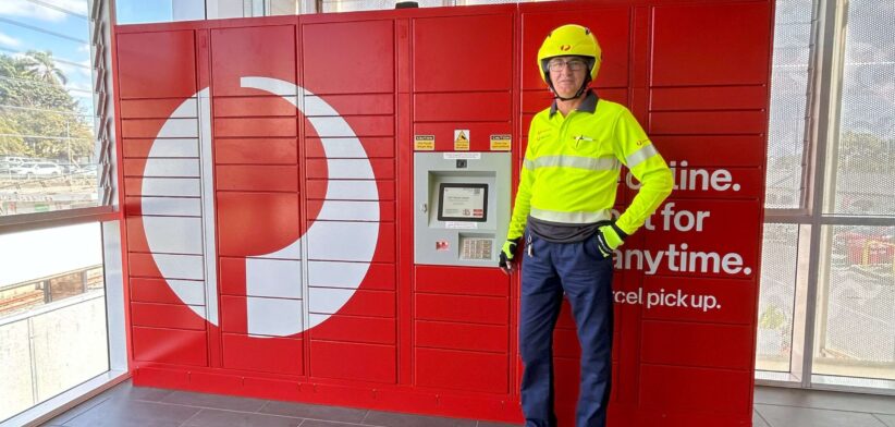 Australia Post lockers and postie. | Newsreel