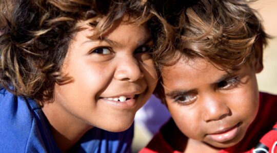 Australian indigenous children. | Newsreel