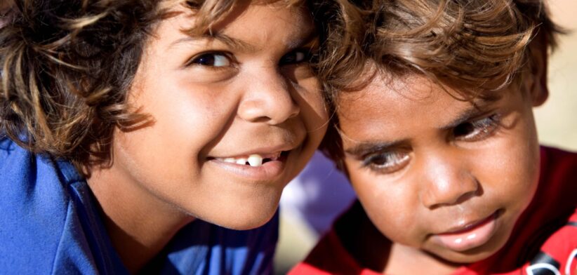 Australian indigenous children. | Newsreel