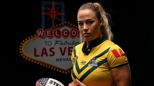 Jillaroo rugby league player Isabelle Kelly, | Newsreel