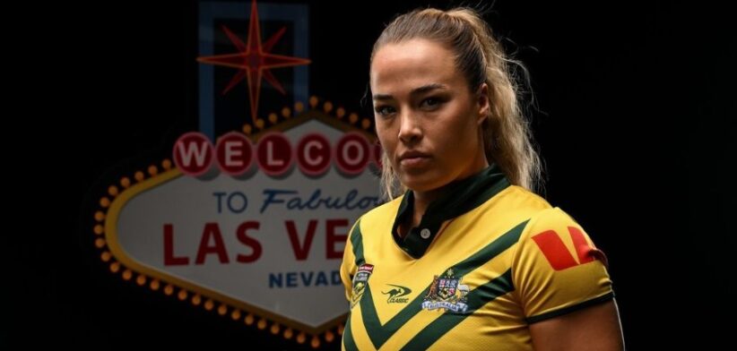 Jillaroo rugby league player Isabelle Kelly, | Newsreel