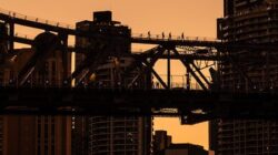 Nigel Cowdery's winning photo Brisbane Story Bridge Climb. | Newsreel