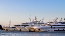 Mega yachts. | Newsreel