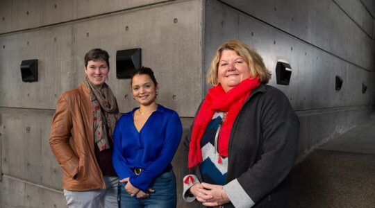 QUT researchers Dr Rachel Okolicsanyi, Martina Gyimesi, Associate Professor Larisa Haupt. | Newsreel| Newsreel