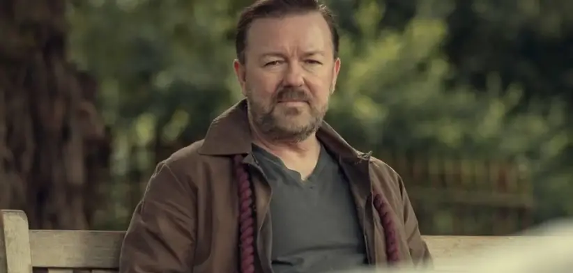 Ricky Gervais in After Life - Newsreel