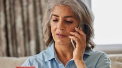 Woman with credit card on phone. | Newsreel