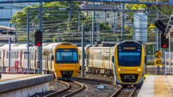 Commuter trains in Brisbane. | Newsreel