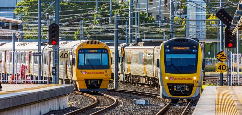 Commuter trains in Brisbane. | Newsreel